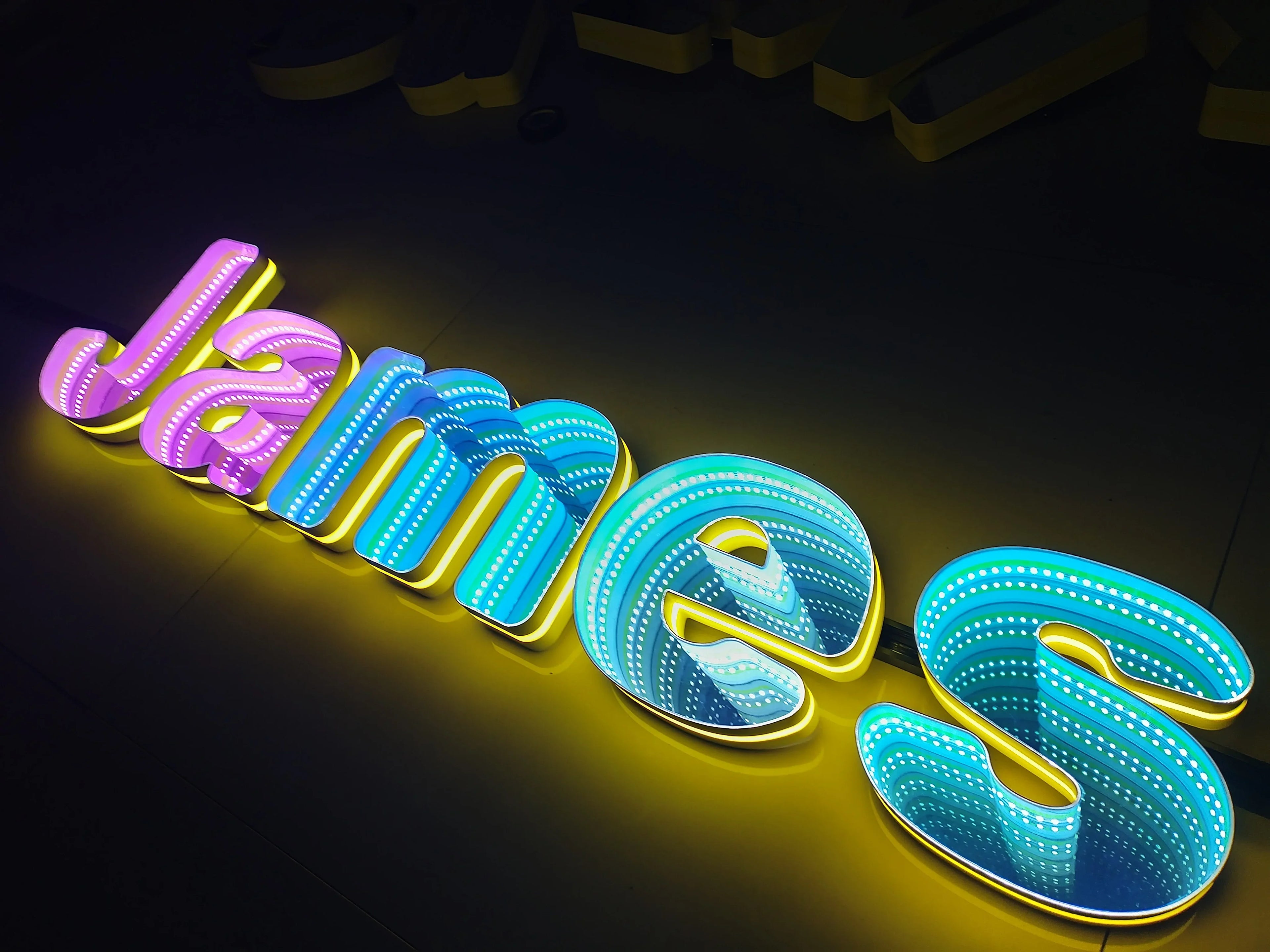Toysign 3d Name Logo LED Infinity LED neon sign product image
