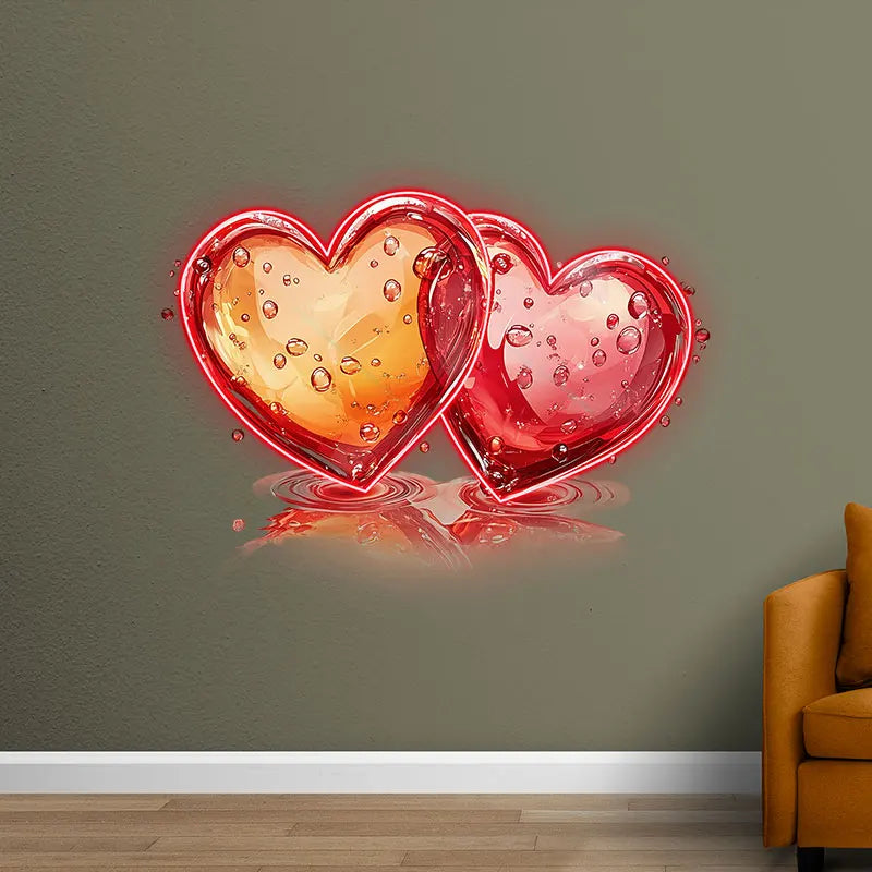Two Hearts Wedding Ceremony Creative LED neon sign product image