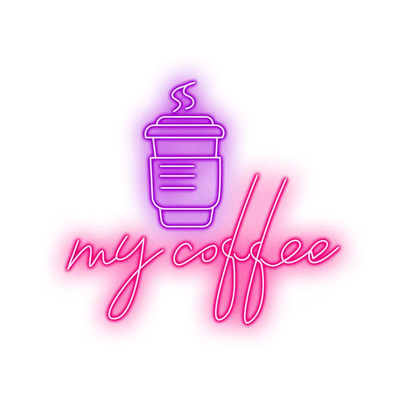 Toysign My Coffee Wall Light - Modern LED neon sign product image