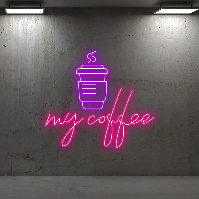 Toysign My Coffee Wall Light - Modern LED neon sign product image