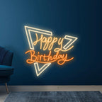 Vibrant Birthday Glow Light Elevate LED neon sign product image
