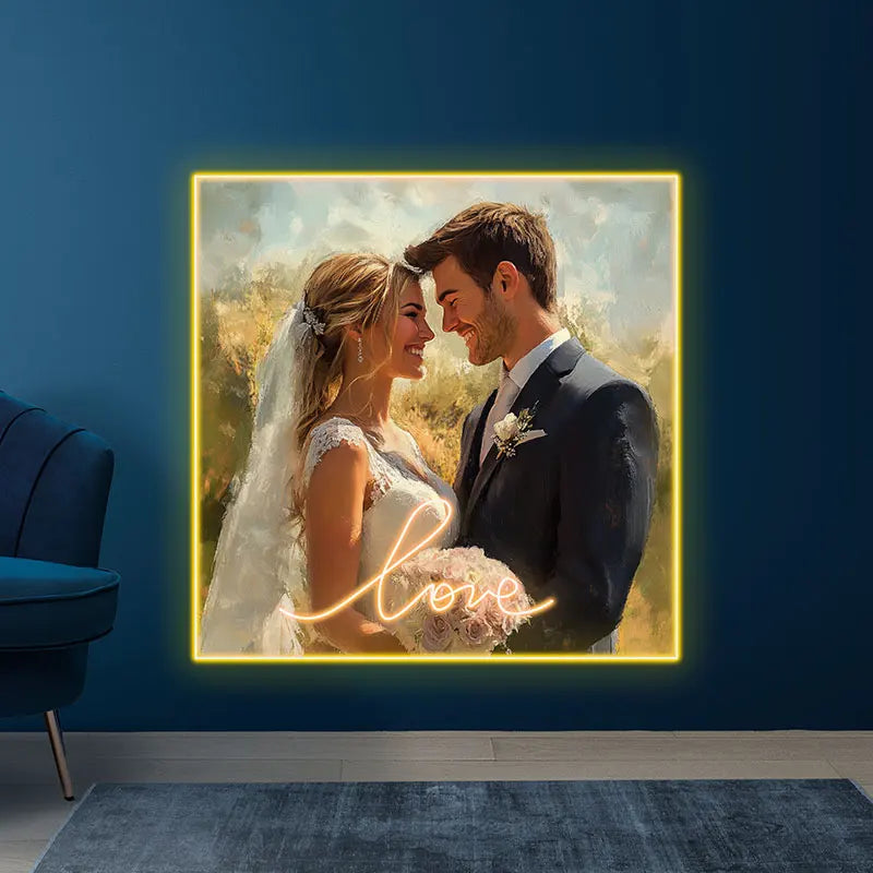 Wedding Photo Acrylic Light Creative LED neon sign product image