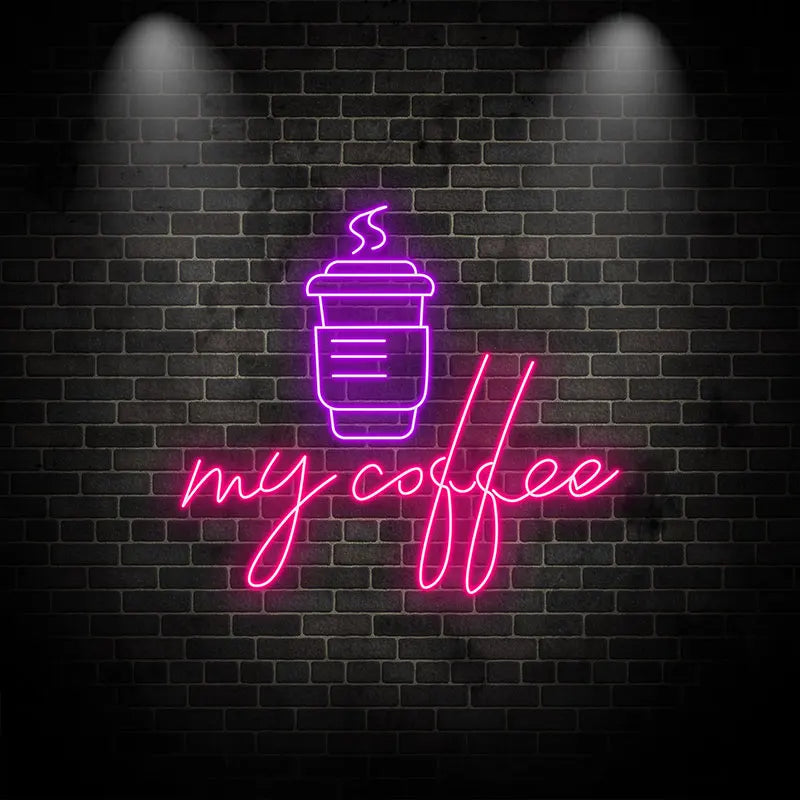 Toysign My Coffee Wall Light - Modern LED neon sign product image