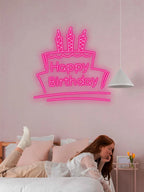 Toysign Happy Birthday with Cake & LED neon sign product image