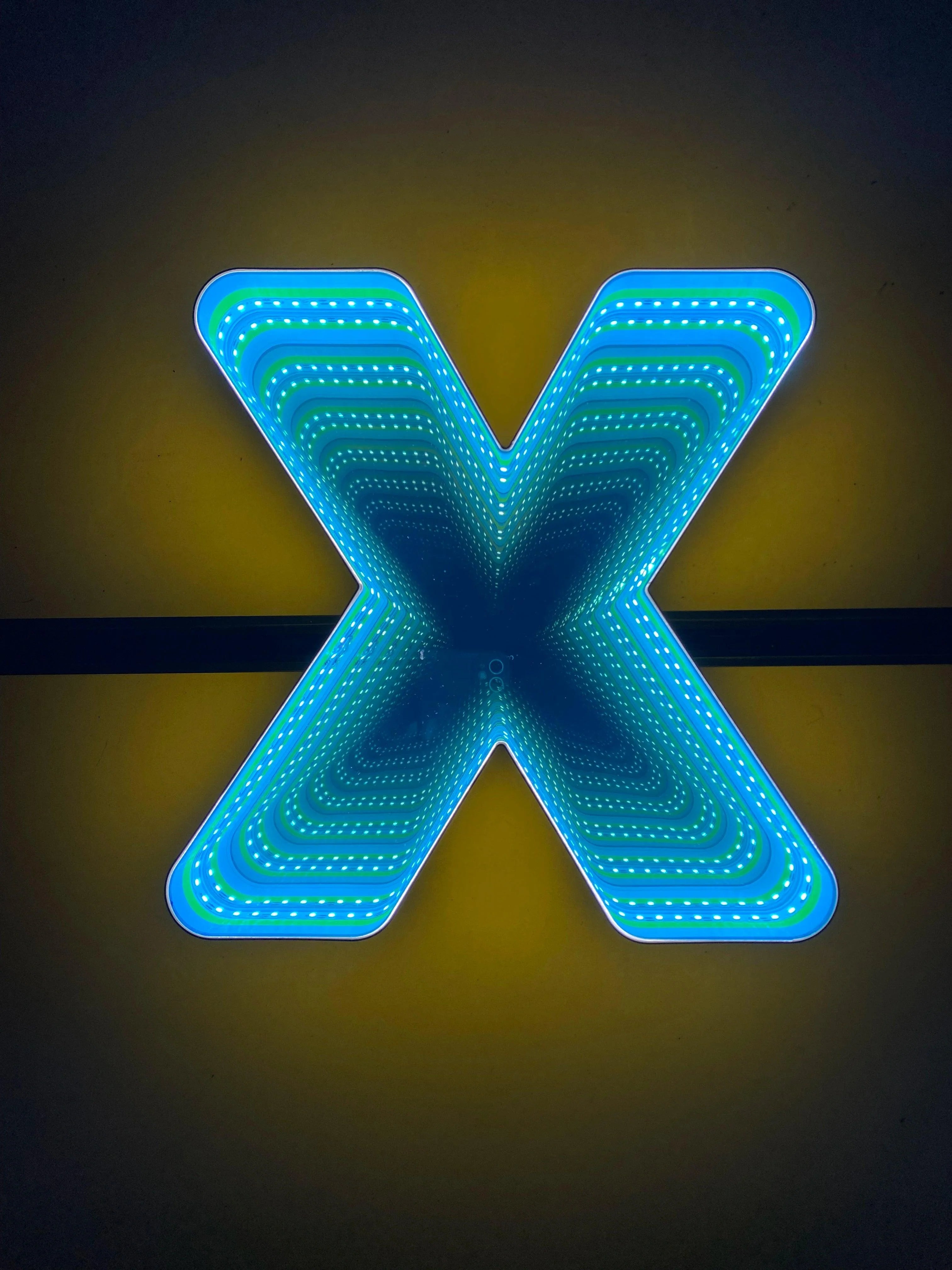 Stocked Infinity Mirror 3d Letters LED neon sign product image