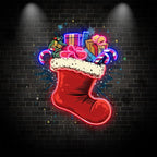 Christmas Gifts Sock Christmas LED neon sign by NeonCS