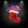 Christmas Gifts Sock Christmas LED neon sign product image