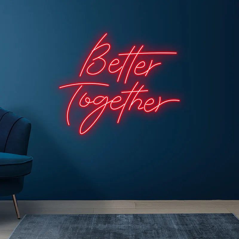 Toysign Better Together Text LED neon sign product image