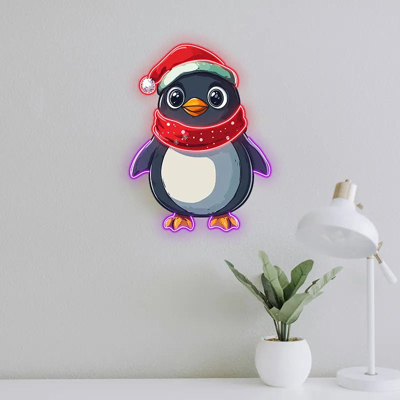 Christmas Penguin - Adorable Decor for LED neon sign by NeonCS