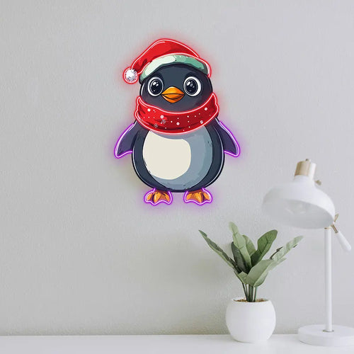 Christmas Penguin - Adorable Decor for LED neon sign by NeonCS