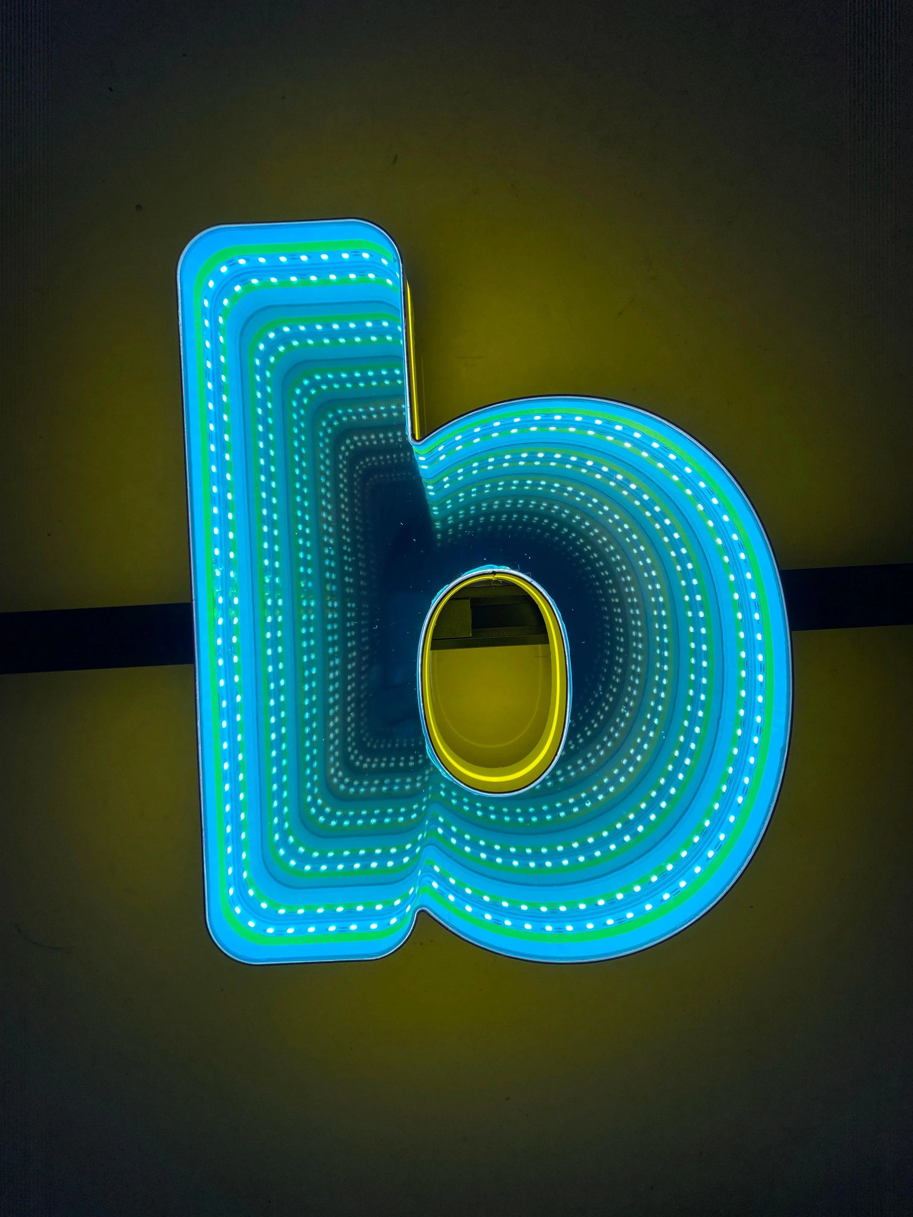 Stocked Infinity Mirror 3d Letter LED neon sign product image