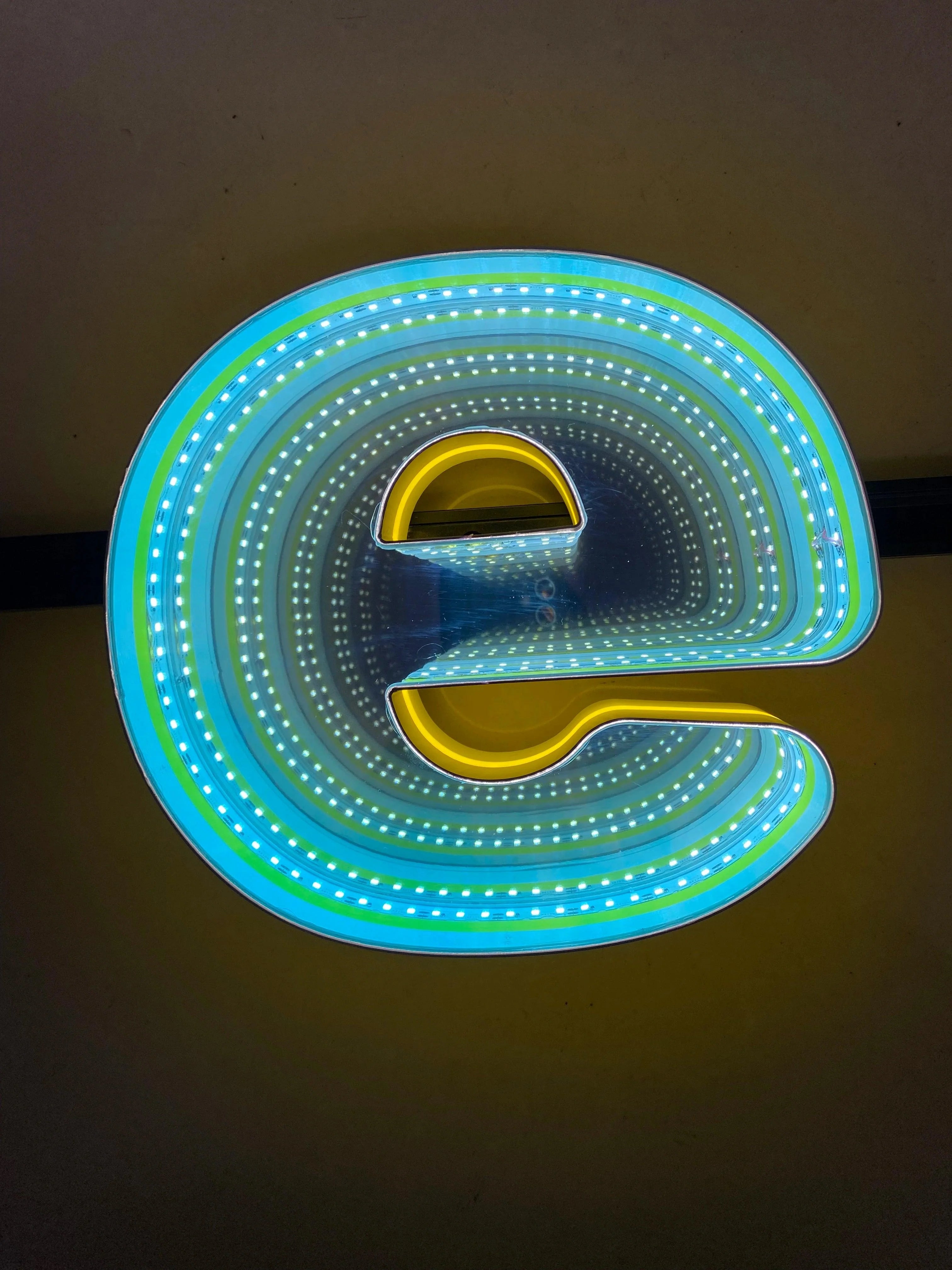 Stocked Infinity Mirror 3d Letter LED neon sign product image