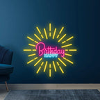Birthday Glow Sign - Add a Festive LED neon sign product image