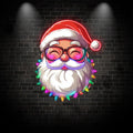 Santa Claus with Small Light Bulbs LED LED neon sign product image