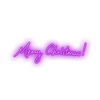 Merry Christmas Neon Text Light LED neon sign product image