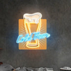 Cold Beer Uv Printed Beer Acrylic LED neon sign product image
