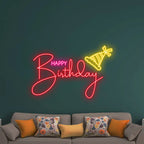 Toysign Custom Text Happy Birthday LED neon sign product image