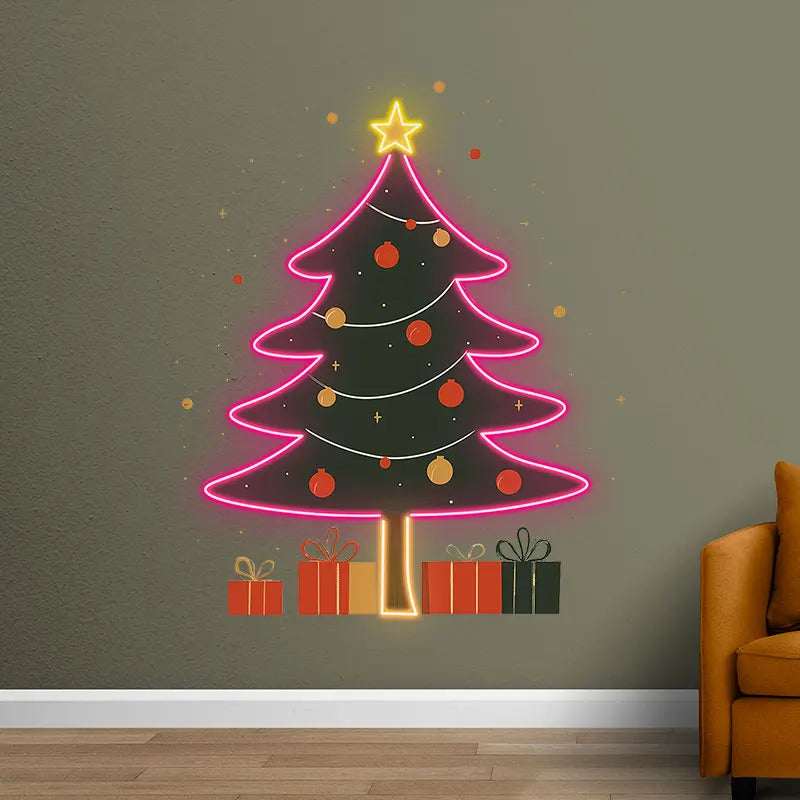 Creative Christmas Tree LED Wall Decor LED neon sign product image