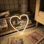 Leave a Message Sculpture Personal LED neon sign by NeonCS