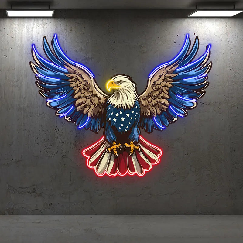 American Eagle - Patriotic Wall Decor LED neon sign product image