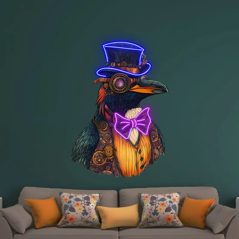 Toysign Steampunk Bird Neon Wall Decor LED neon sign product image