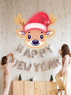 Reindeer Christmas Print Art - Cute LED neon sign product image