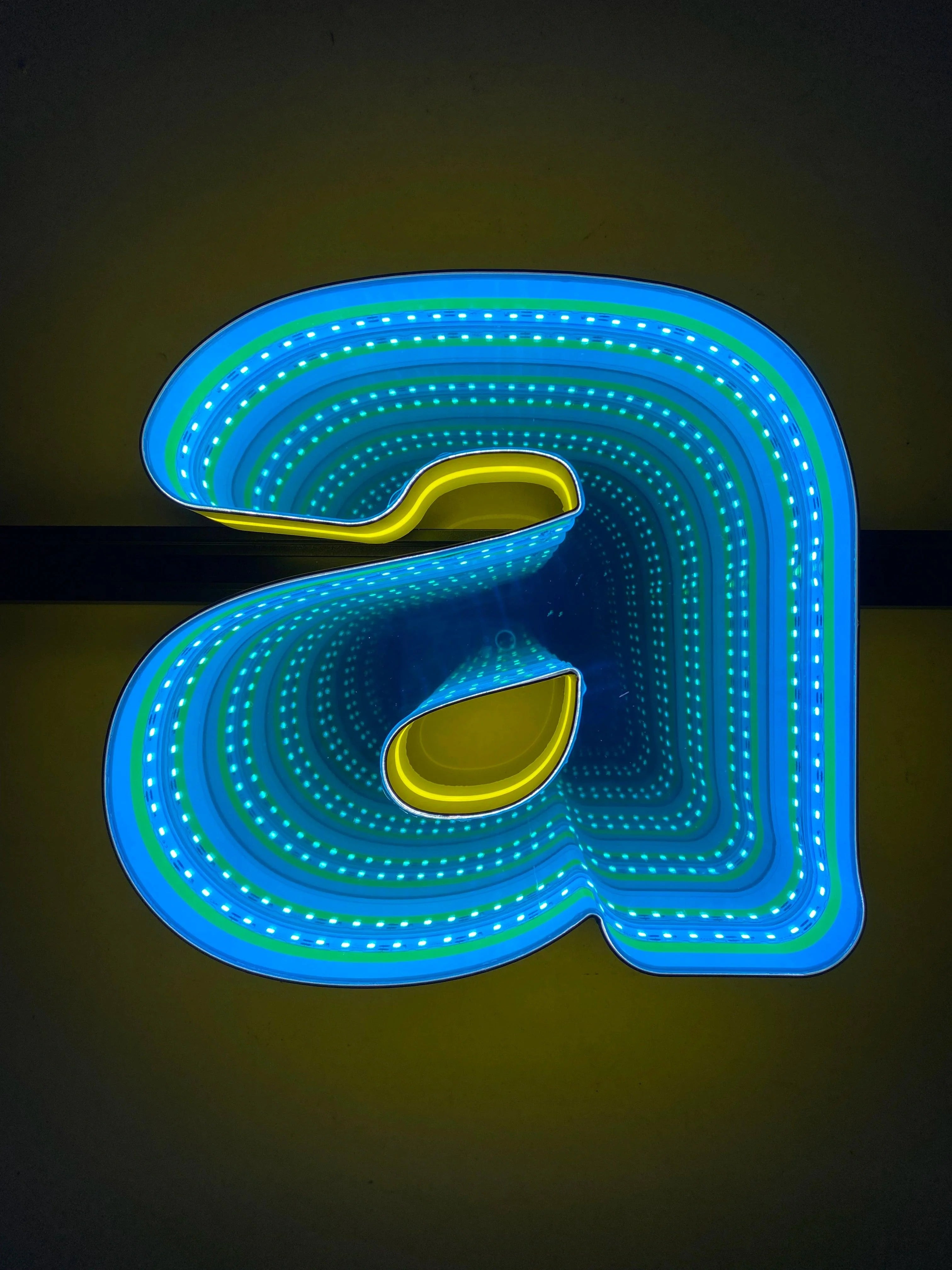Stocked Infinity Mirror 3d Letter LED neon sign product image