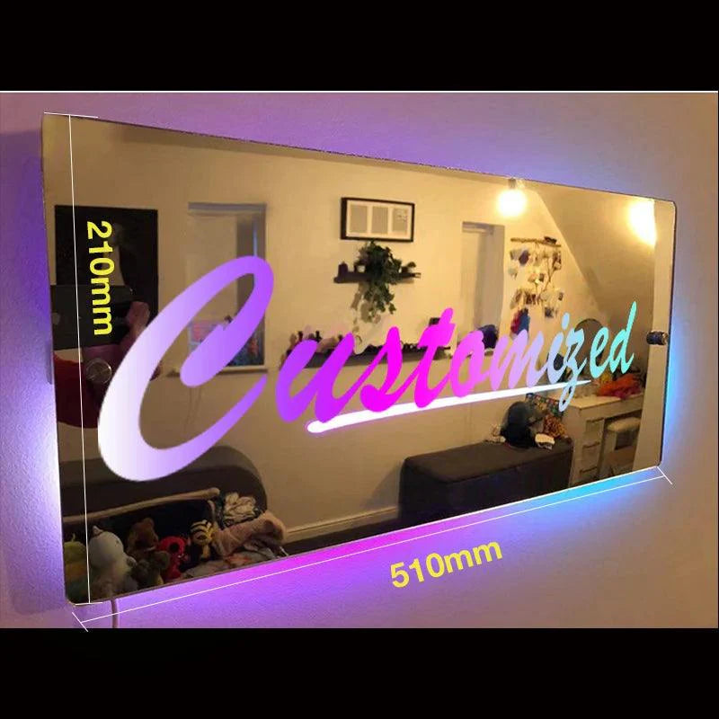 Mirror Light Personalised Words LED neon sign product image