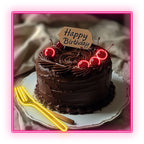 Chocolate Birthday Cake Perfect LED neon sign product image