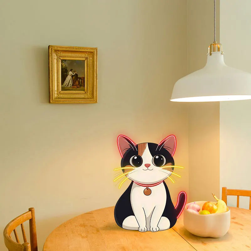 Toysign Kawaii Cat - Adorable Wall Art LED neon sign product image
