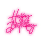 Toysign Elegant Happy Birthday - LED LED neon sign product image