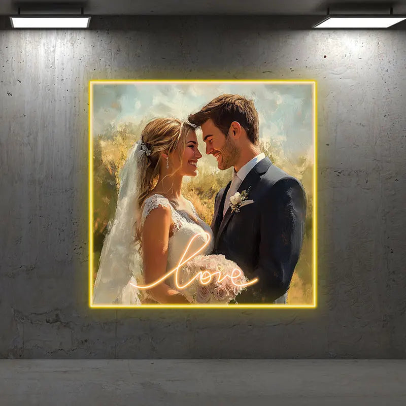 Wedding Photo Acrylic Light Creative LED neon sign product image