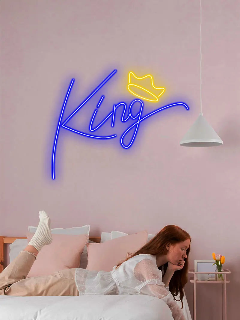 Toysign Bold "king" Neon LED Wall LED neon sign product image