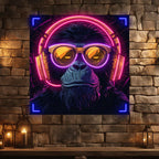 Toysign Futuristic Neon Monkey with LED neon sign product image