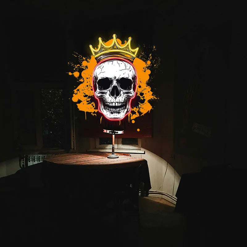 Crowned Skull - Edgy LED Wall Light LED neon sign product image