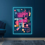 Happy Birthday Birthday Party Wall LED neon sign product image
