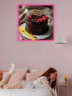 Chocolate Birthday Cake Perfect LED neon sign product image