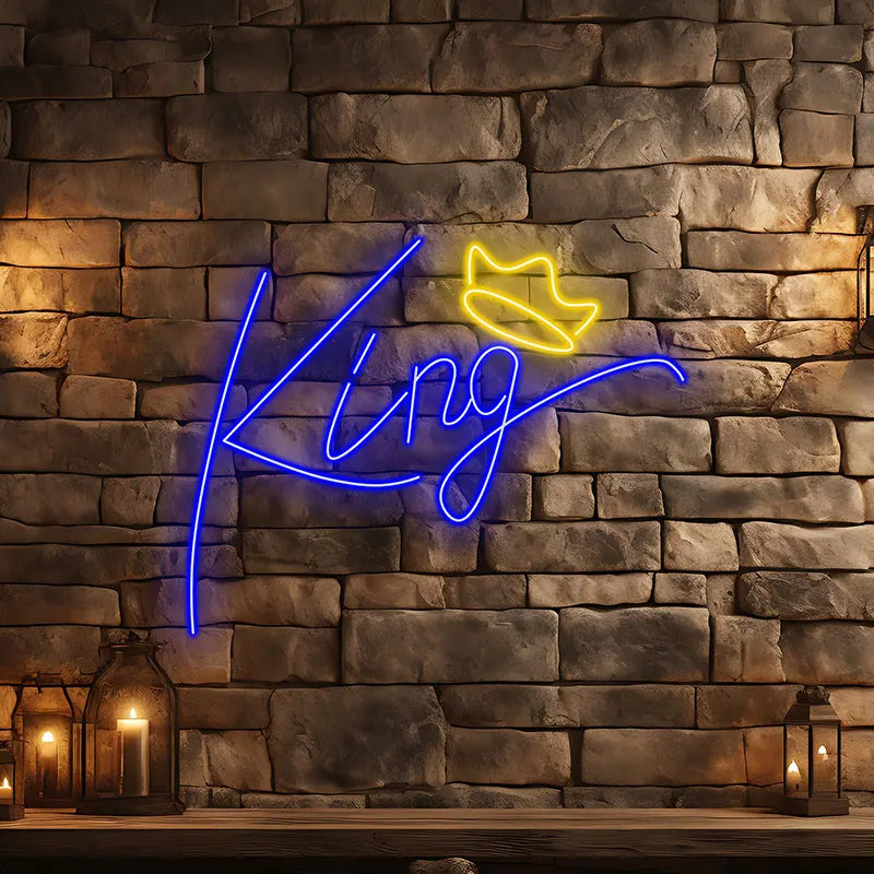 Toysign Bold "king" Neon LED Wall LED neon sign product image