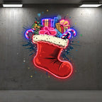 Christmas Gifts Sock Christmas LED neon sign product image