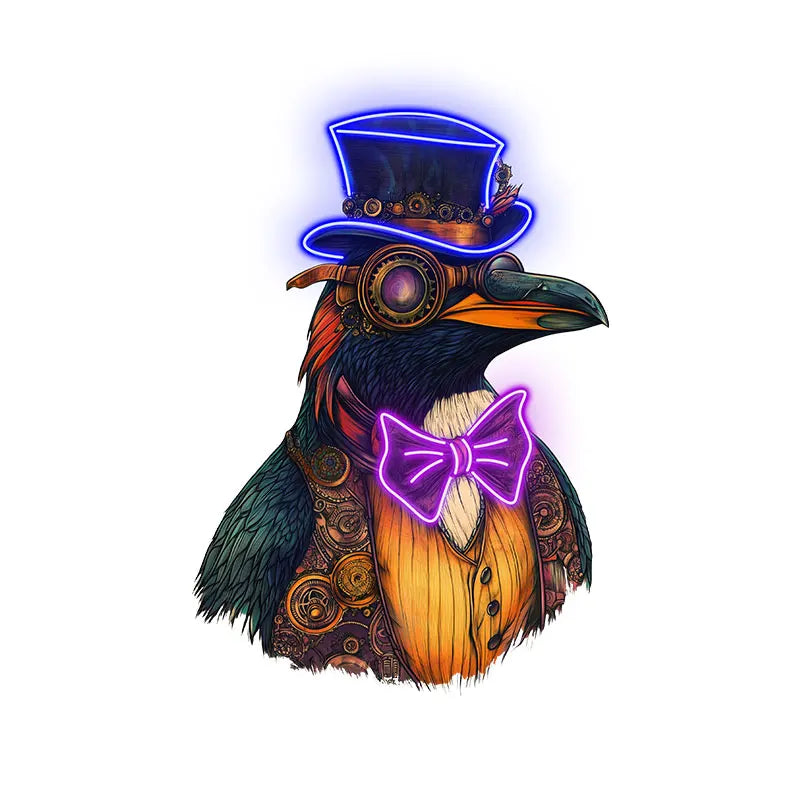 Toysign Steampunk Bird Neon Wall Decor LED neon sign product image