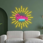 Birthday Glow Sign - Add a Festive LED neon sign product image