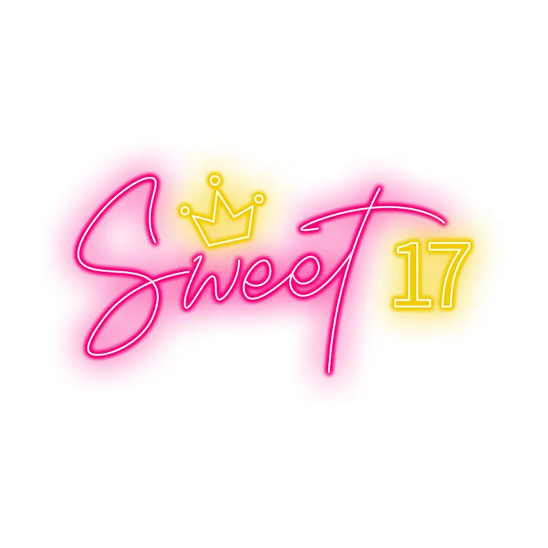Toysign Sweet 17 - LED Birthday Wall LED neon sign product image