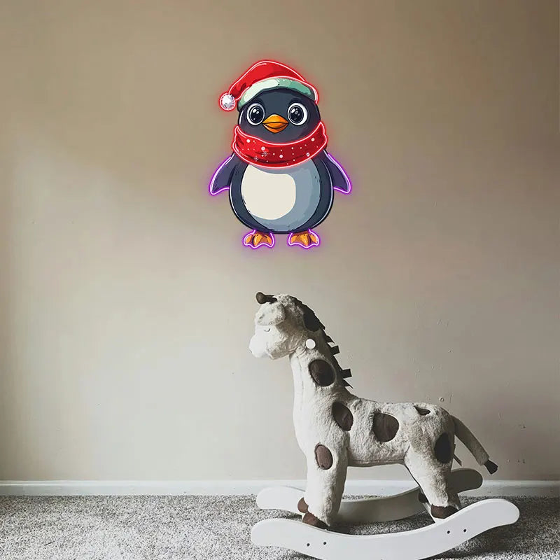 Christmas Penguin - Adorable Decor for LED neon sign product image
