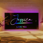 Personalized Name Mirror Light for LED neon sign product image
