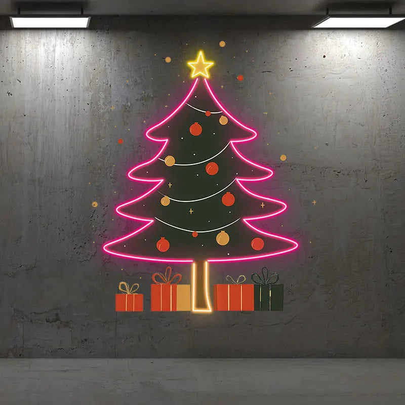 Creative Christmas Tree LED Wall Decor LED neon sign product image