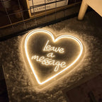 Leave a Message Sculpture Personal LED neon sign product image