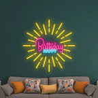 Birthday Glow Sign - Add a Festive LED neon sign product image