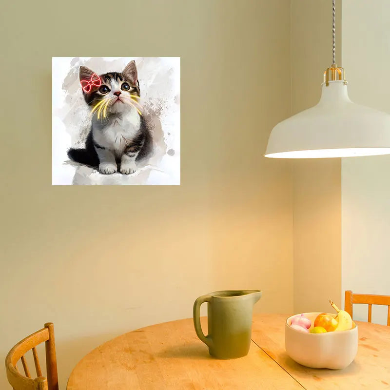 Toysign Kitten - Pet Portrait Design LED neon sign product image