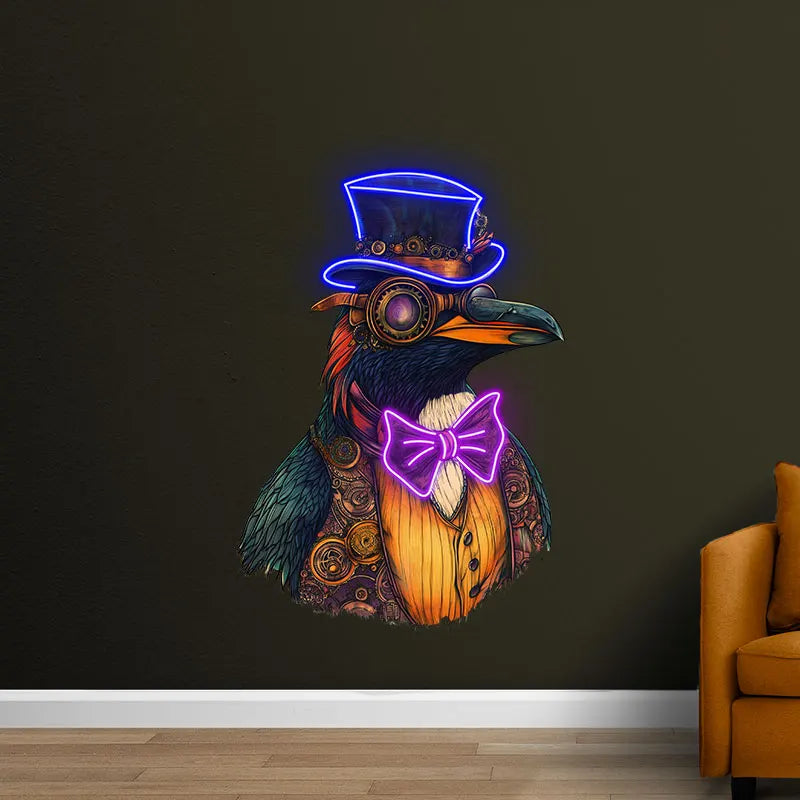 Toysign Steampunk Bird Neon Wall Decor LED neon sign product image