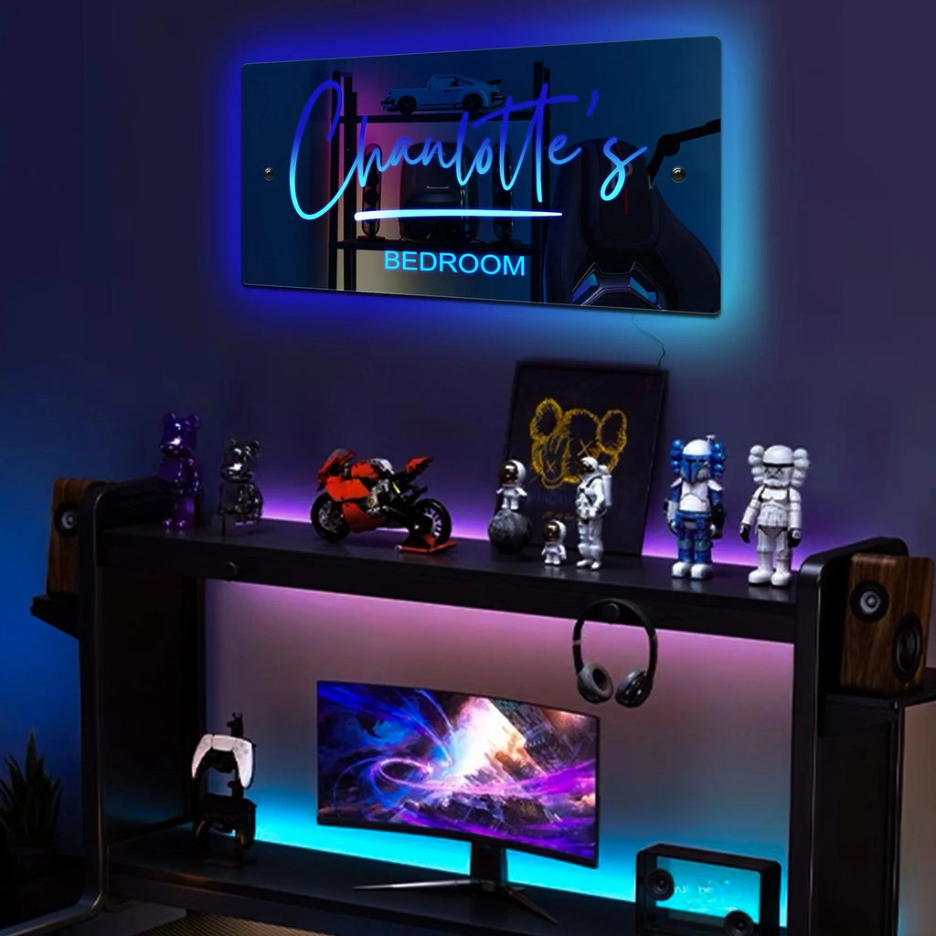 Personalized Name Mirror Light for LED neon sign product image